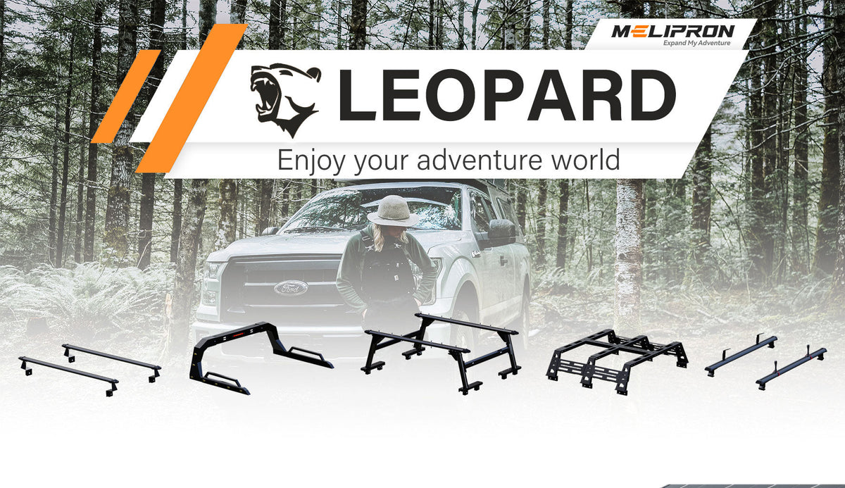 Melipron Truck Topper Rack Adjustable Pickup Camper Shell Roof Ladder Rack  for Trailer Van Truck Cap – MELIPRON