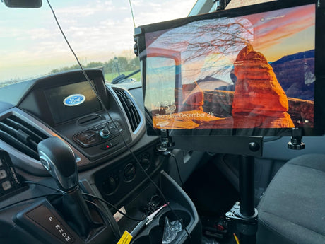 The Ultimate Laptop Mount for Ford Transit: A Game-Changer for Delivery Drivers