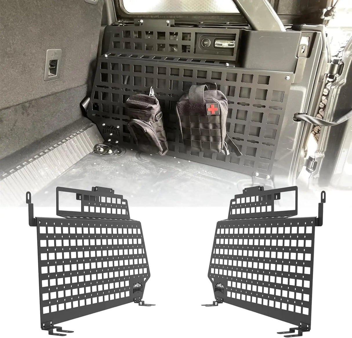 Rear Window Storage Molle Panel for Ford Bronco 4 Door