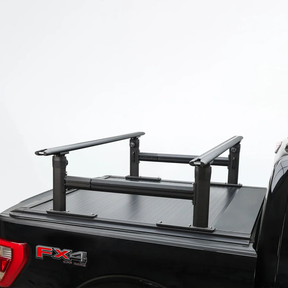 800 LBS Heavy Duty Ladder Rack for Truck Bed with Tonneau Cover-2