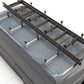 MELIPRON Roof Ladder Rack Fit for 2015-On Ford Transit 150 250 350 4 Crossbars Cargo Van Max Load Capacity 1000lbs-4
