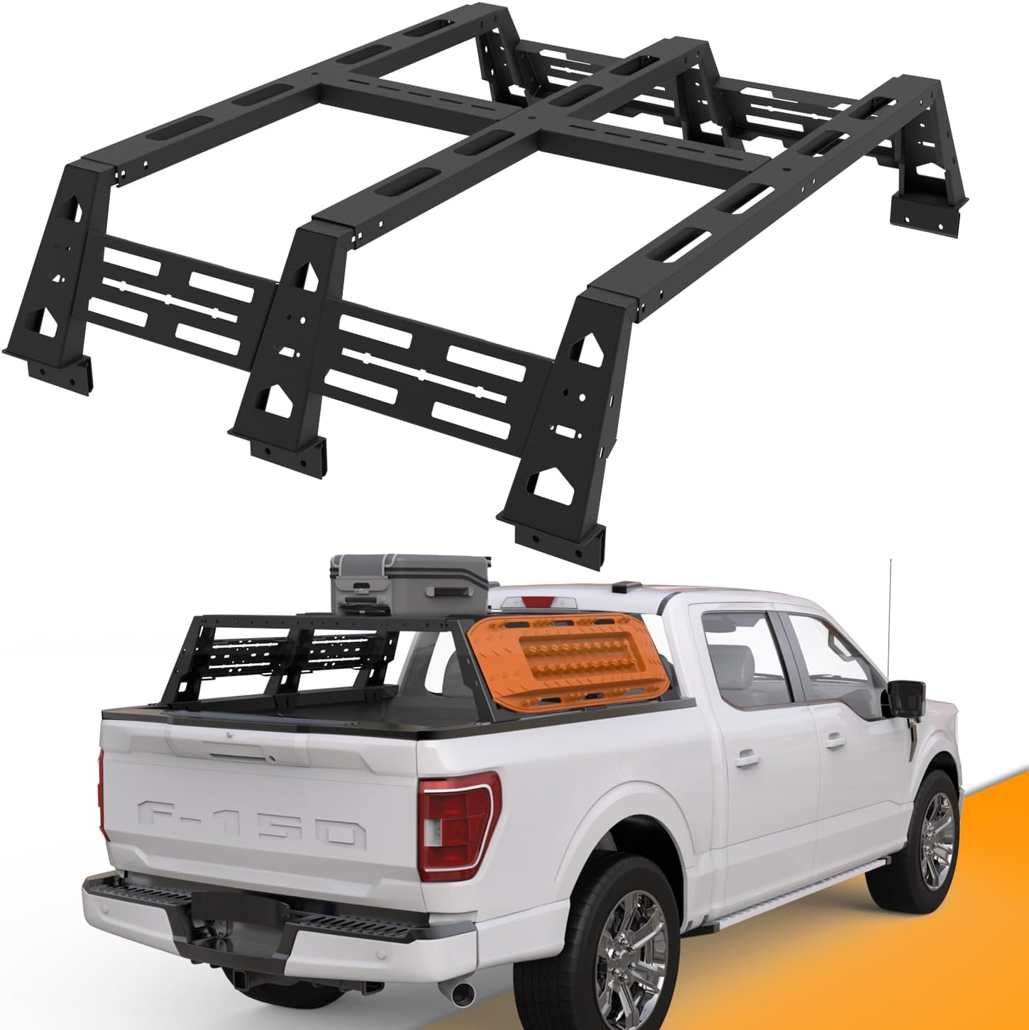 Overland bed rack with tonneau cover sale