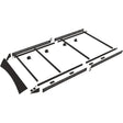 Van Roof Ladder Rack Fit for Ford Transit 148" with Wind Fairing-1