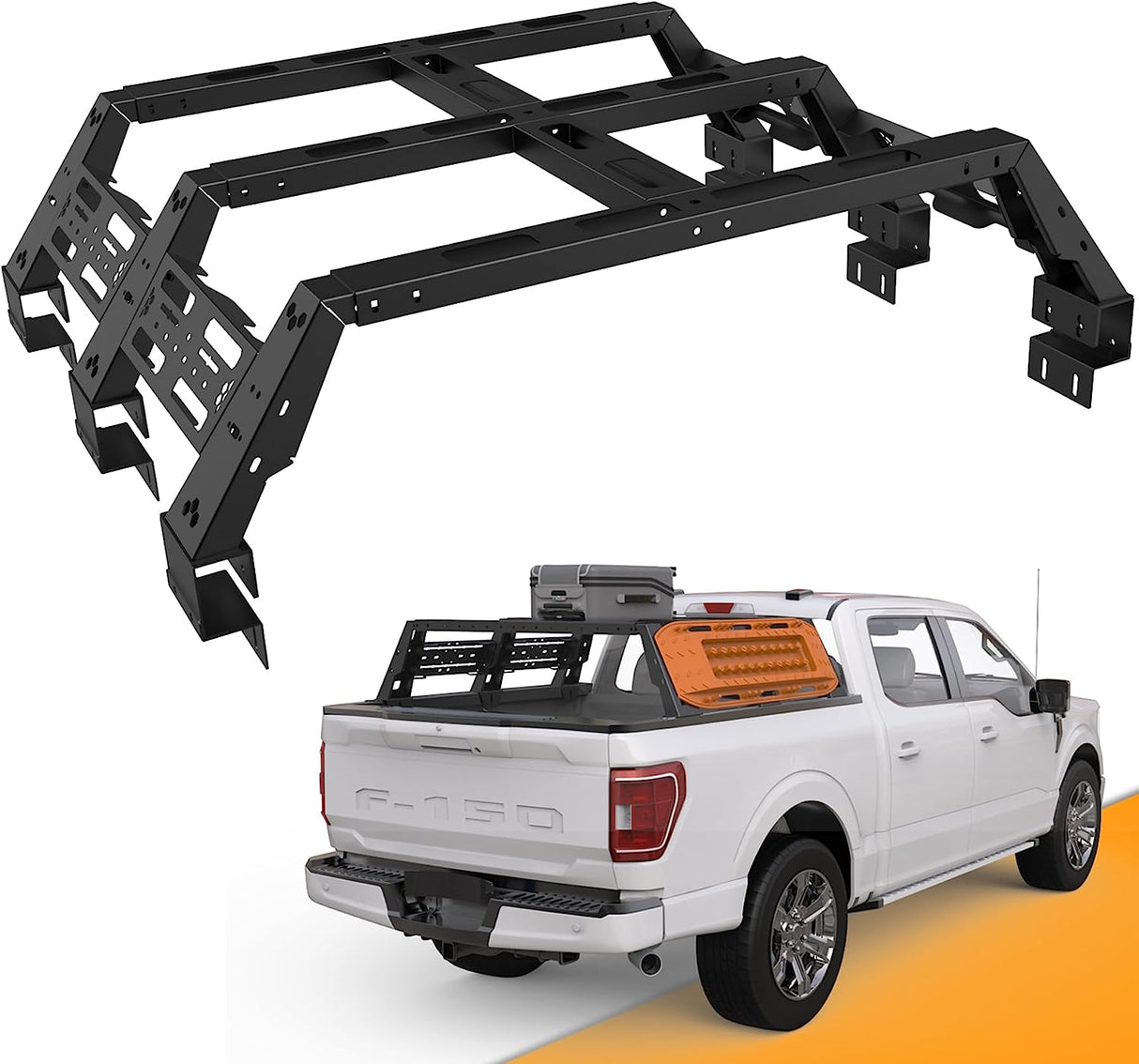 MELIPRON Ford F150 Overland Bed Rack - 8