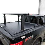 Melipron Adjustable Ladder Rack for Full-Size Truck Beds –  Heavy-Duty Aluminum Work Rack for Lumber, Pipes, Ladders & Tools