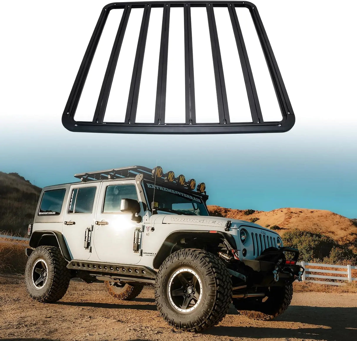 58" x 47" Platform Flat Roof Rack - MELIPRON