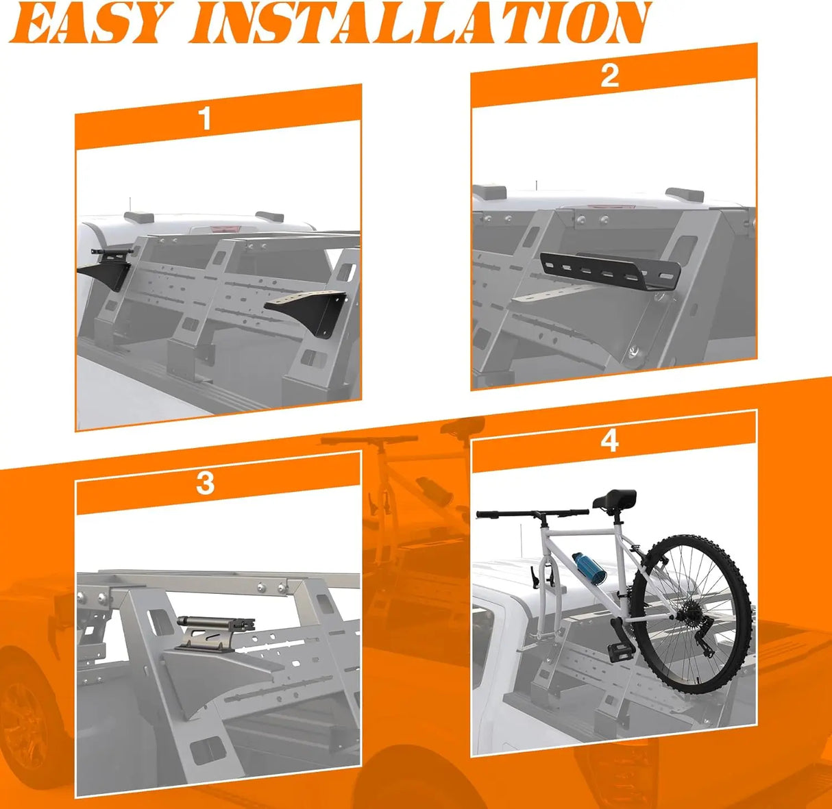 Truck Bed Bike Rack Mount - MELIPRON