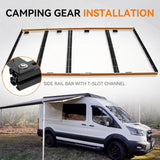 Van Roof Rack Pro for Ford Transit 148" for Solar Panels Installation