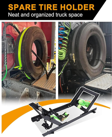 Semi Truck Spare Tire Rack - MELIPRON