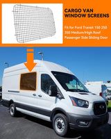 Side Security Window Screens for 2015-2024 Ford Transit - MELIPRON