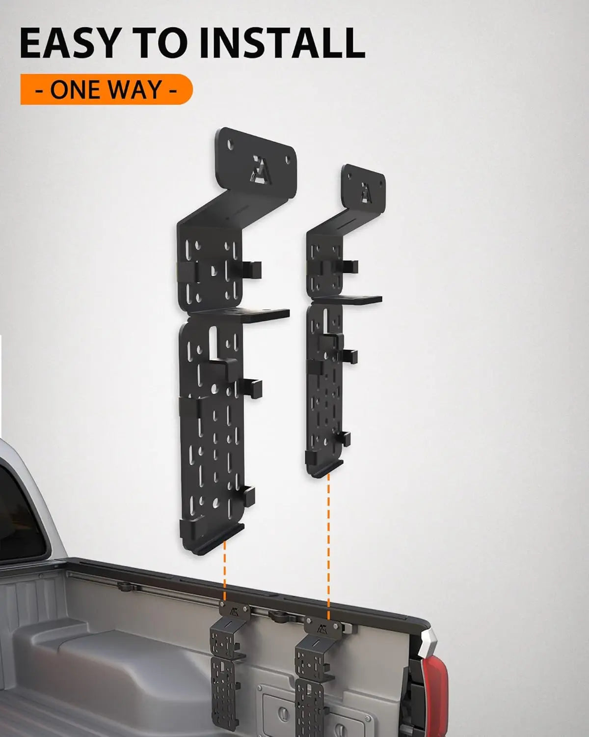 Truck Bed Rail Mounts Fit for Toyota Tacoma Tundra - melipron