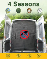 Van Bug Screen Fit For Ford Transit Rear Door Medium Roof Mosquito Net - MELIPRON