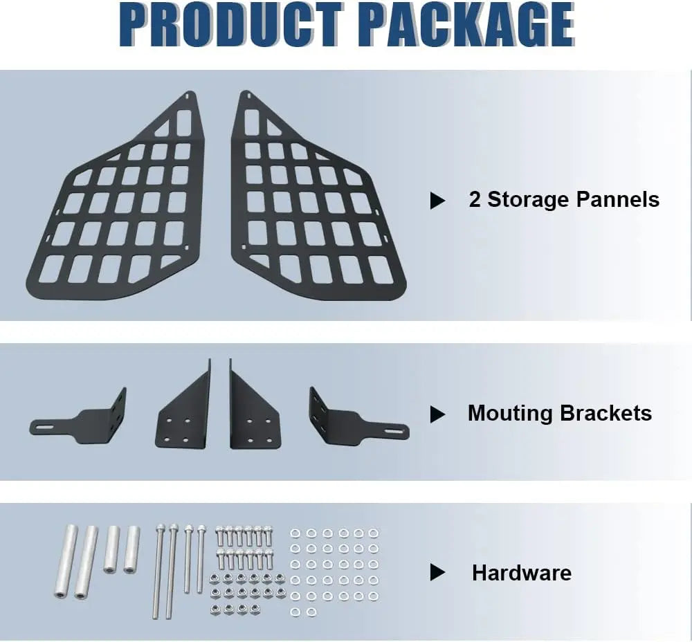 Interior Trunk Storage Molle Panels for Toyota 4Runner - MELIPRON