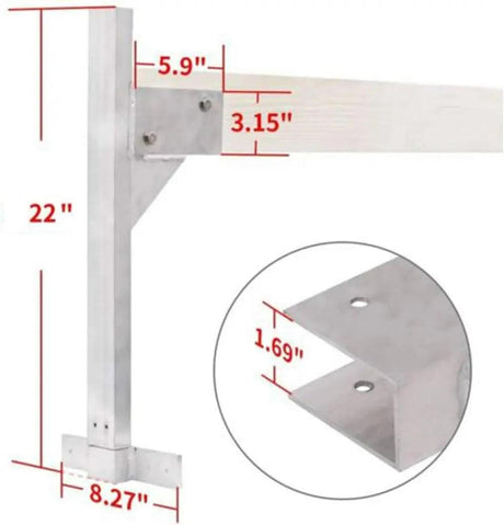 Enclosed Trailer Roof Ladder Rack