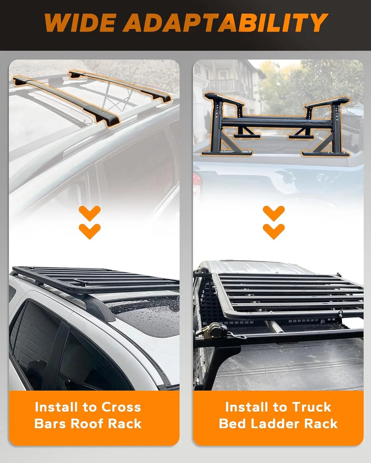 58" x 47" Platform Flat Roof Rack - MELIPRON