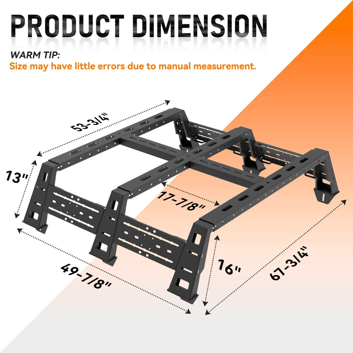 MELIPRON Ford F150 Overland Bed Rack -2