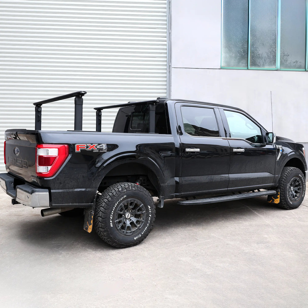 Adjustable Truck Bed Ladder Rack for Full Size Truck 600 LBS-4