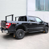 Adjustable Truck Bed Ladder Rack for Full Size Truck 600 LBS-4