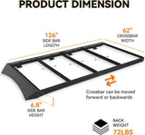 Van Roof Ladder Rack with Wind Fairing for Solar Panels Installation-8