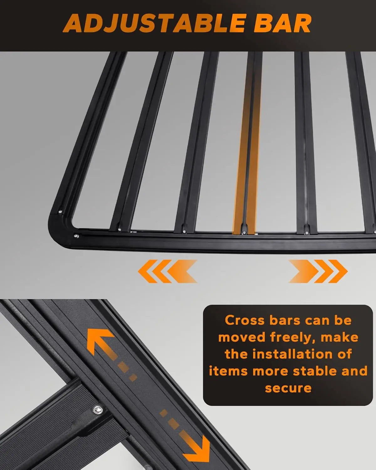 58" x 47" Platform Flat Roof Rack - MELIPRON