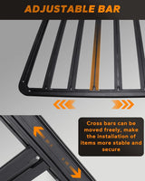 58" x 47" Platform Flat Roof Rack - MELIPRON