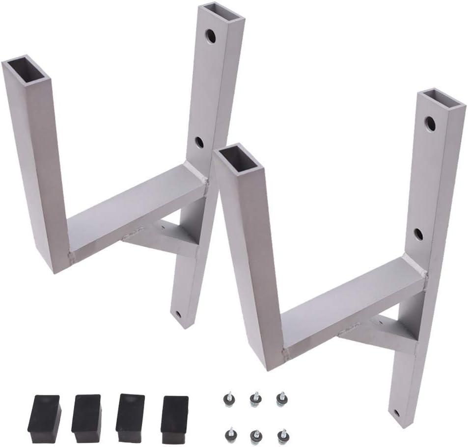 2x Aluminum Side Mount Trailer Ladder Rack