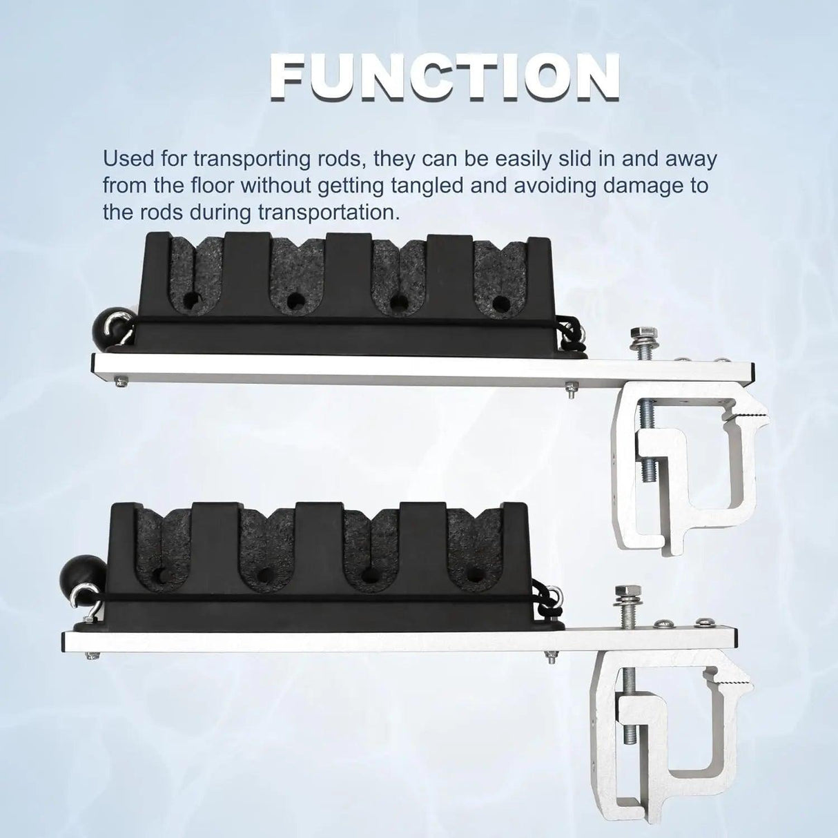 Aluminum Clamp on Rod Holder - MELIPRON