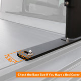 Melipron Adjustable Ladder Rack for Full-Size Truck Beds –  Heavy-Duty Aluminum Work Rack for Lumber, Pipes, Ladders & Tools