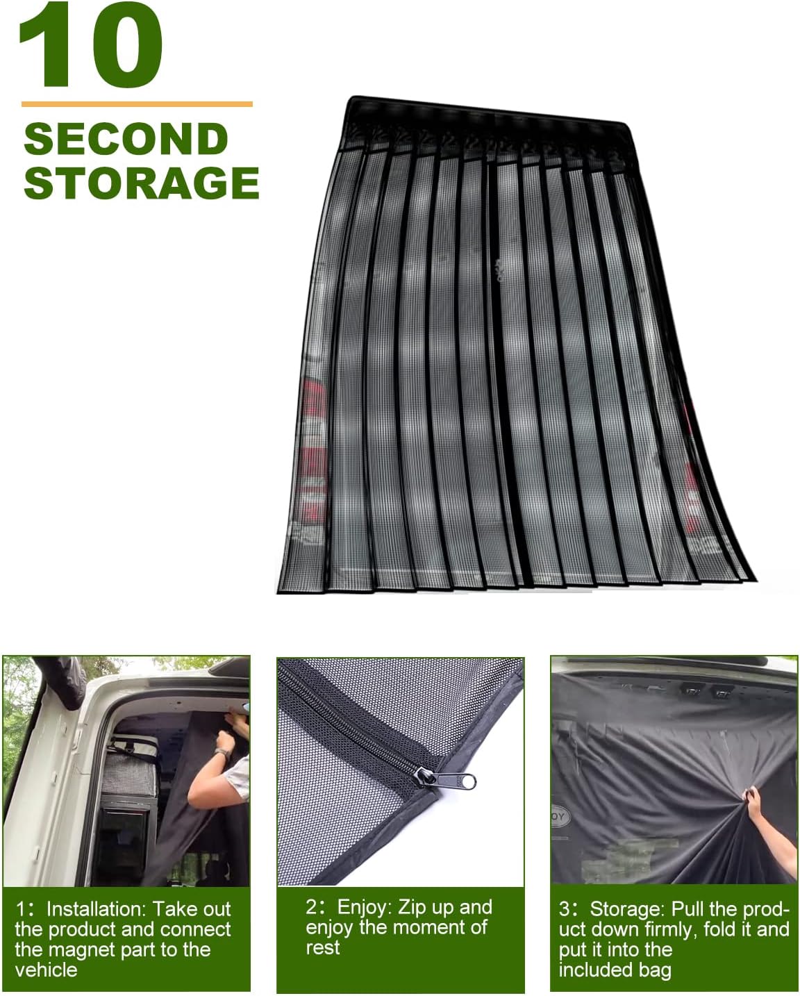 Magnetic Mercedes-Benz Sprinter Van Bug Screen