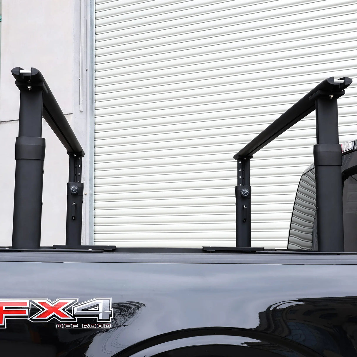 Adjustable Truck Bed Ladder Rack for Full Size Truck 600 LBS-5