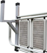 2x Aluminum Side Mount Trailer Ladder Rack