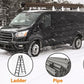 MELIPRON Roof Ladder Rack Fit for 2015-On Ford Transit 150 250 350 4 Crossbars Cargo Van Max Load Capacity 1000lbs-8