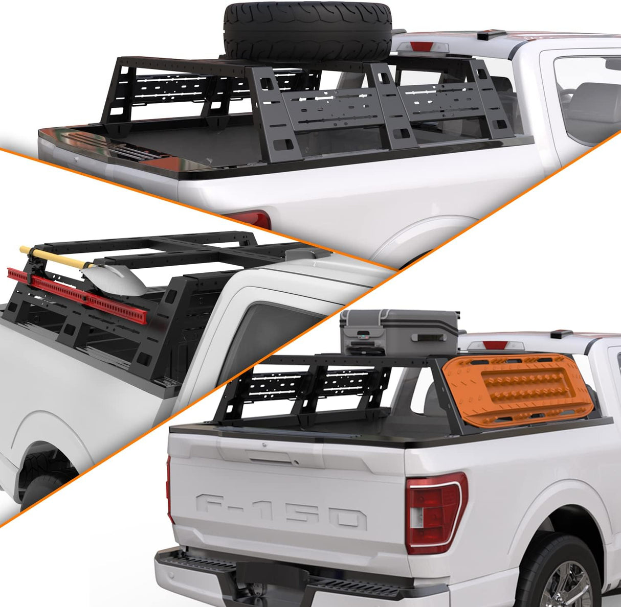 MELIPRON Ford F150 Overland Bed Rack -5