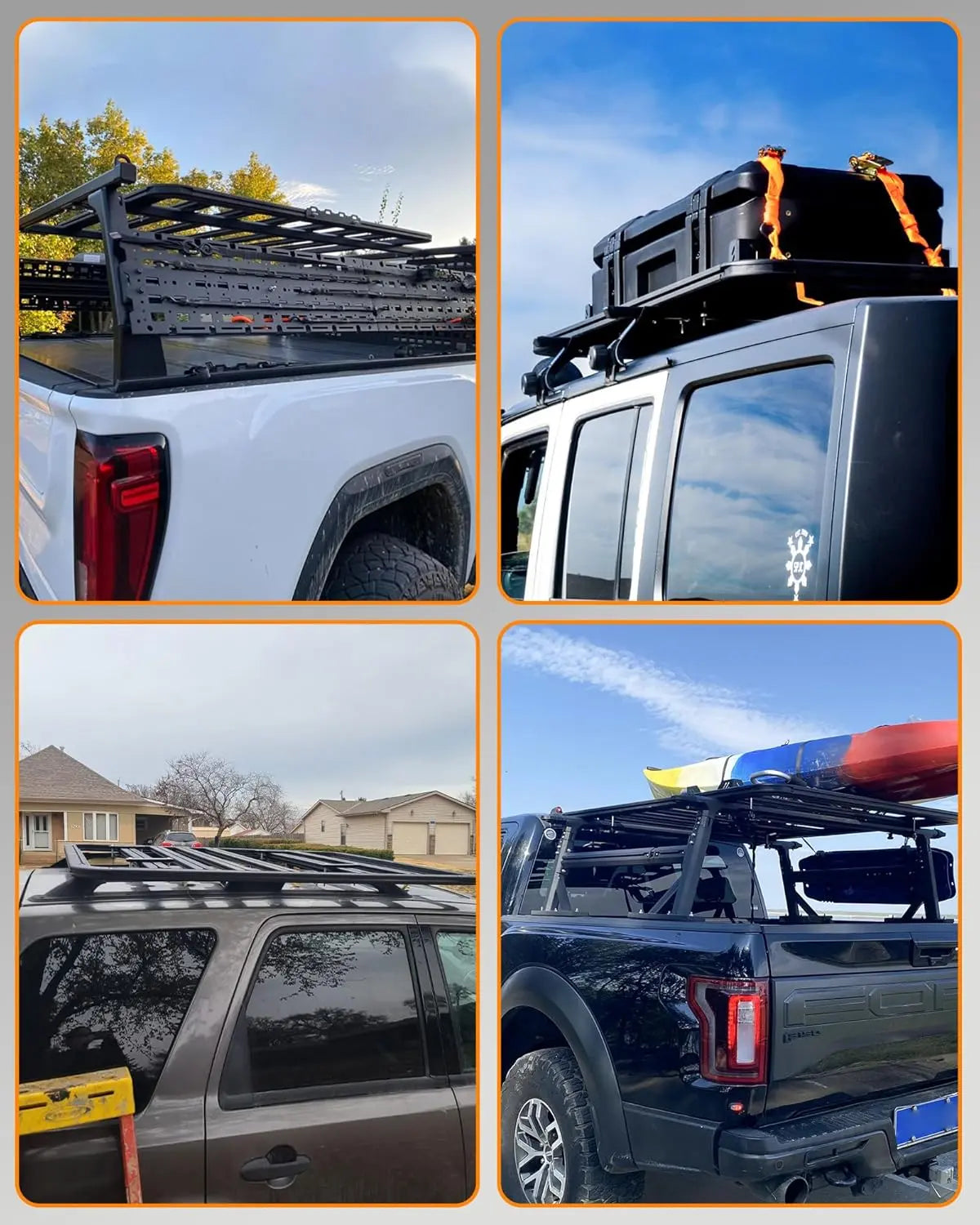 58" x 47" Platform Flat Roof Rack - MELIPRON