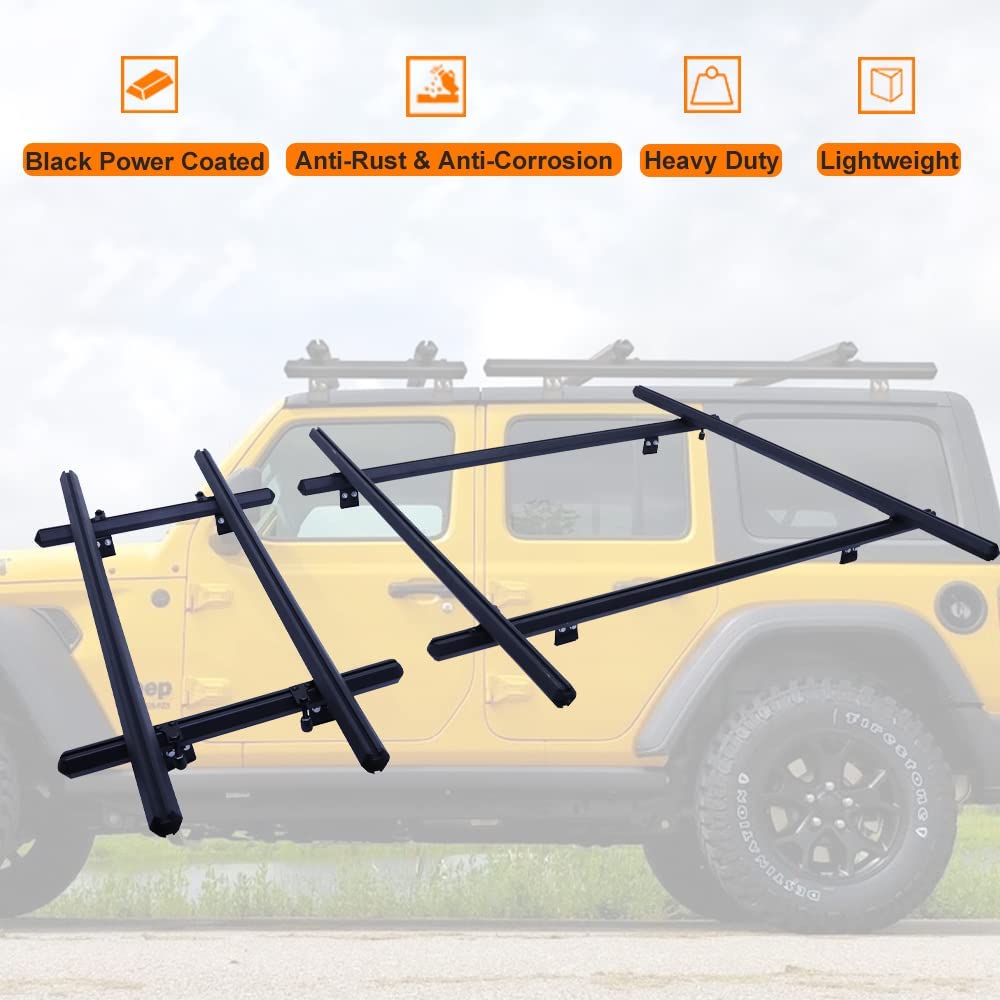 Roof Ladder Rack Fit for Jeep Wrangler JL 4-Door - MELIPRON