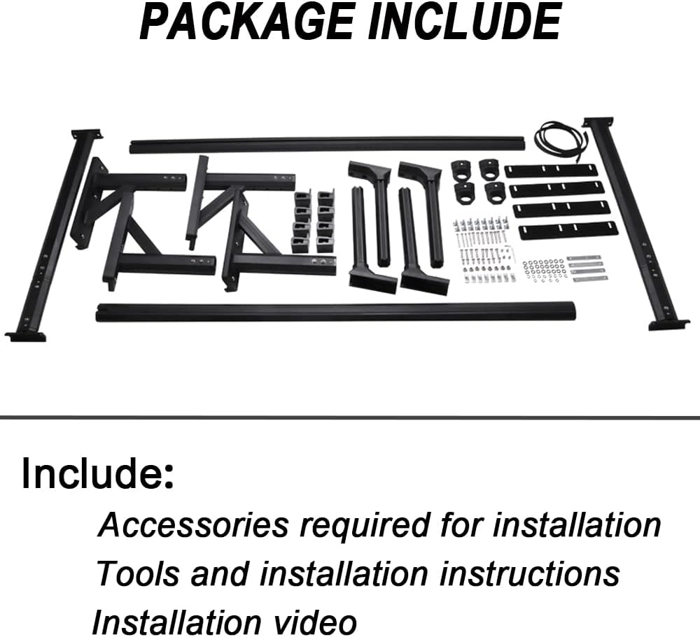 Universal Truck Bed Rack Fit for Most Pickup - MELIPRON