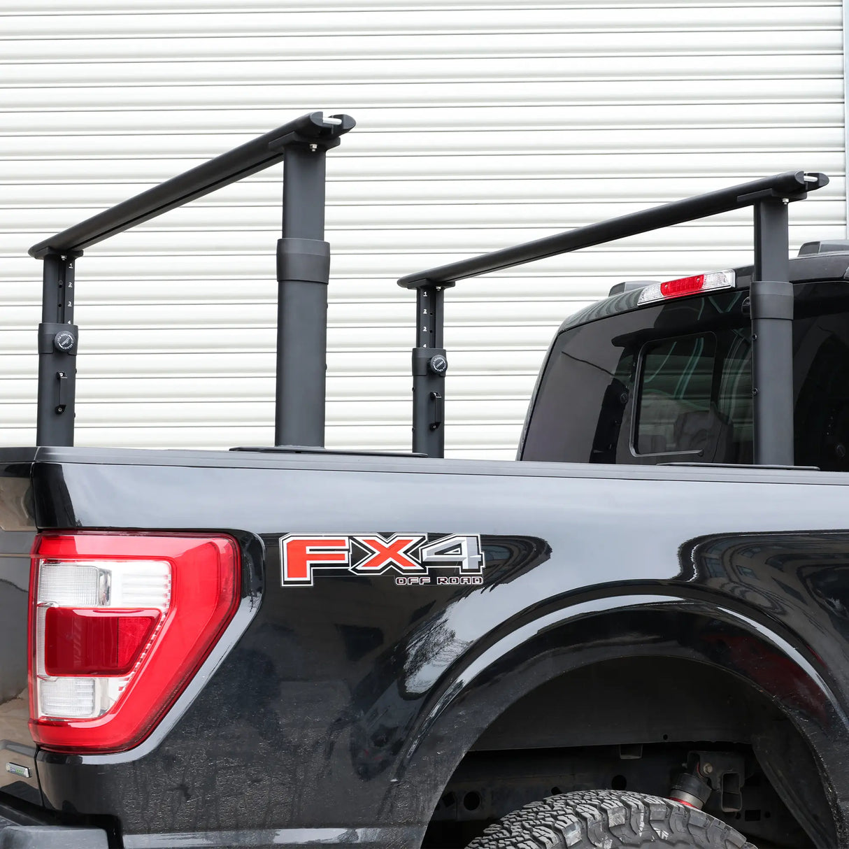 Adjustable Truck Bed Ladder Rack for Full Size Truck 600 LBS-6