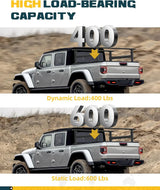 Heavy Duty Ladder Rack with T-Slot Side Bars-6
