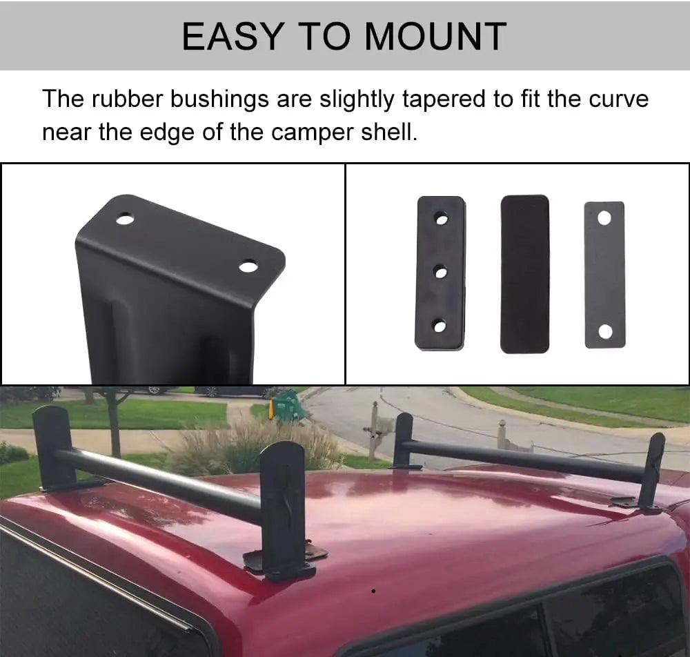 Adjustable Camper Shell Ladder Rack