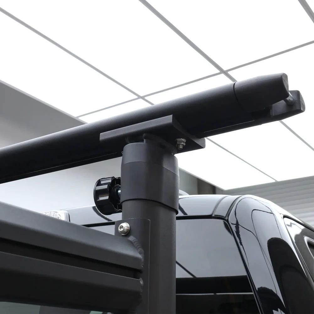 800 LBS Heavy Duty Ladder Rack for Truck Bed with Tonneau Cover-5