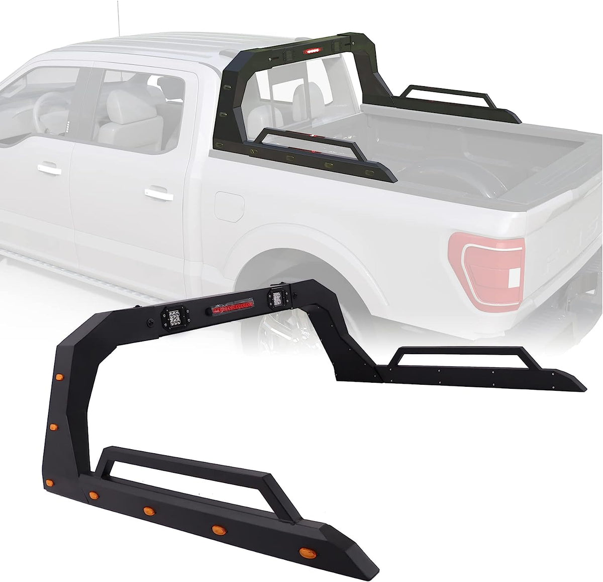 MELIPRON Universal Adjustable Chase Rack Roll Bar Fit for Full-Size ...