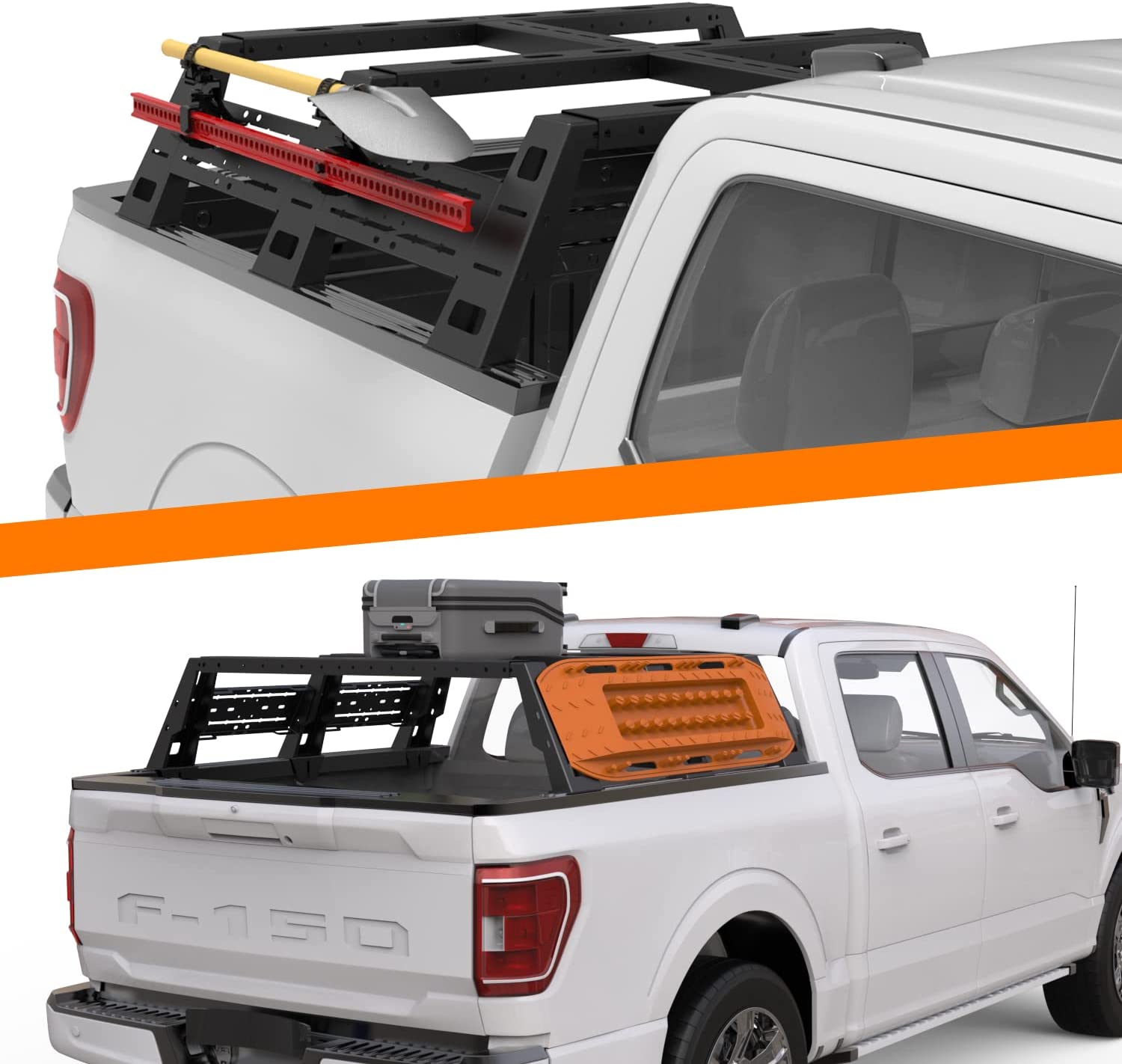 Overland Truck Bed Rack Tent Rack for Toyota Tacoma - MELIPRON