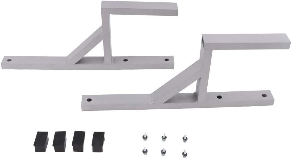 2x Aluminum Side Mount Trailer Ladder Rack