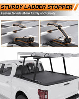 Aluminum Truck Bed Rack with Ladder Stops-MELIPRON