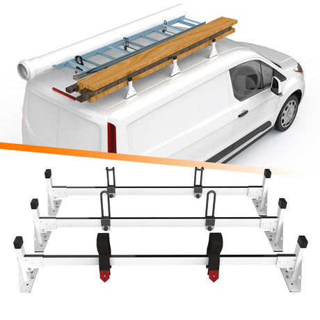 melipron ladder rack for van for ford transit connect-19