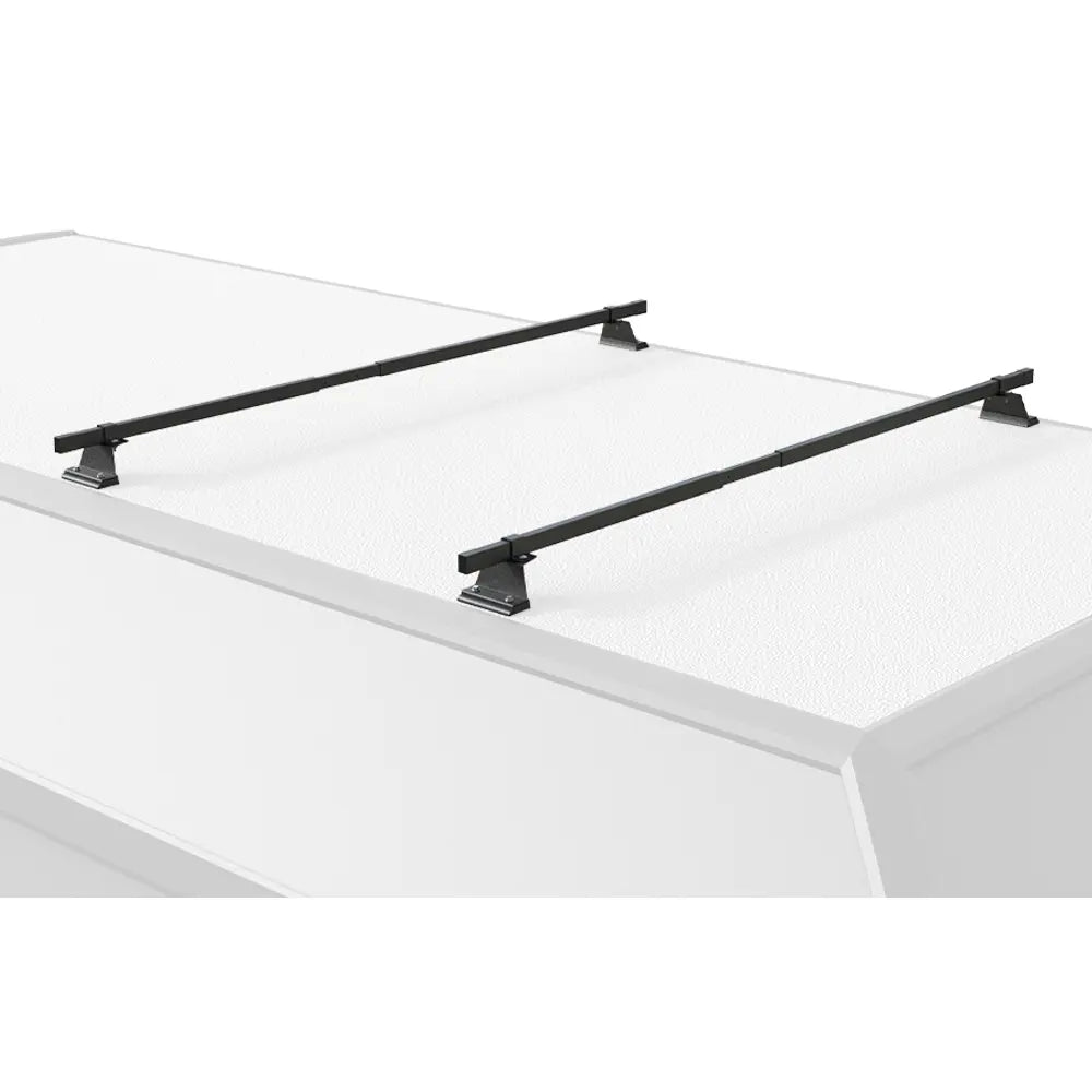 MELIPRON Adjustable Camper Trailer Rack Roof Ladder Rack Steel Square Crossbar for Pop Up Camper Universal Trailers
