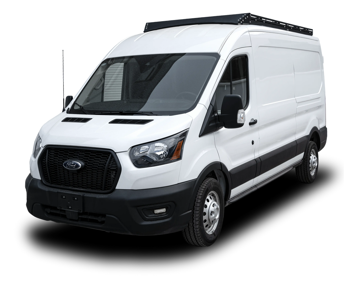 Aluminum Van Roof Rack Pro for Ford Transit 148" with Wind Fairing - MELIPRON