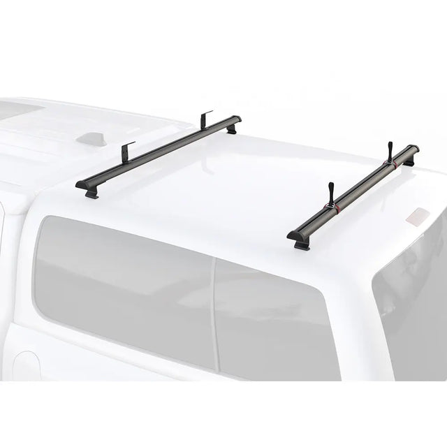 MELIPRON Truck Topper Rack Adjustable Pickup Camper Shell Roof Ladder Rack for Trailer Van Truck Cap