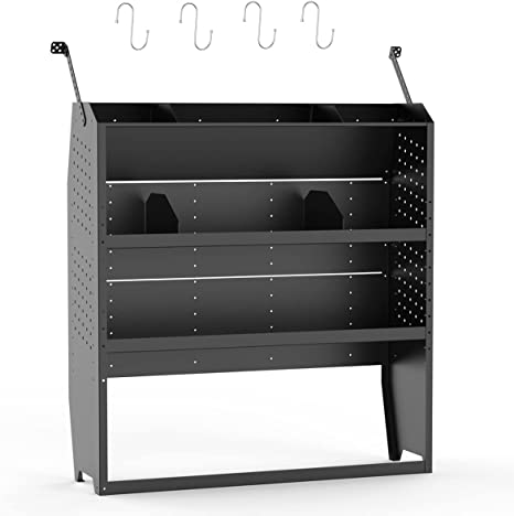 Melipron Steel Cargo Van Shelving Storage System Fit for NV200, Transit Connect 2014+, Chevy-15