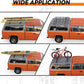 Melipron Truck Topper Rack Adjustable Pickup Camper Shell Roof Ladder Rack for Trailer Van Truck Cap-11